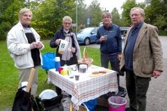 Seminarieparkens vänner P O Sporrong, Karin Ericsson, Leif Wernberg och Mats Jonsson.